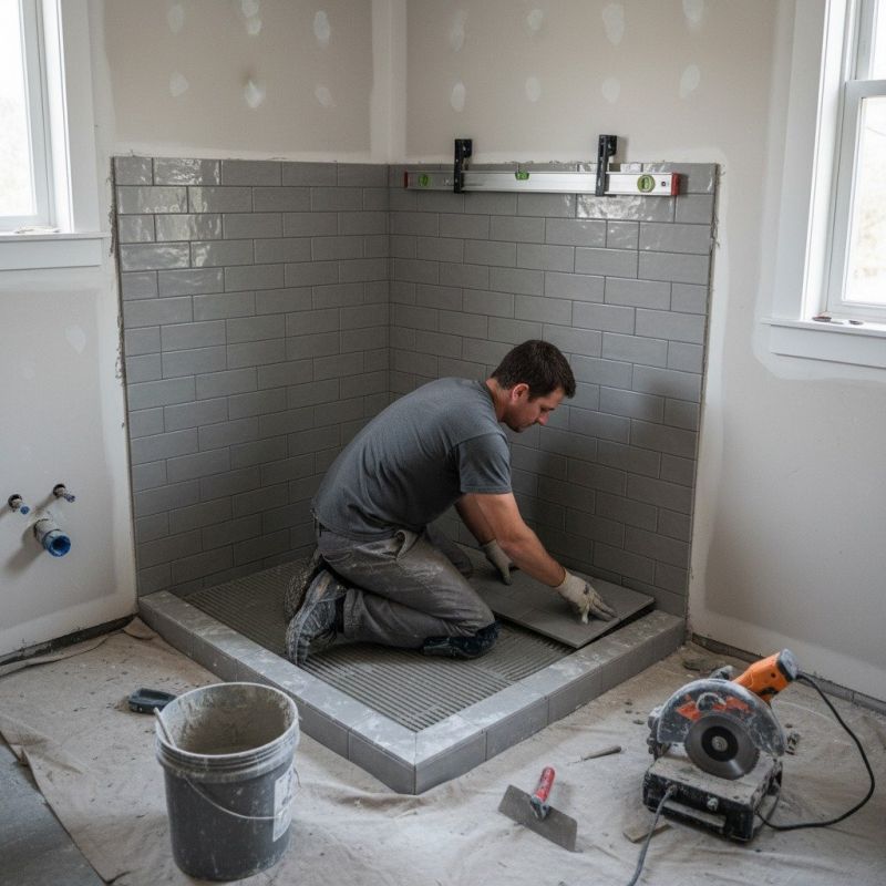 Bathroom Tile Installation detail