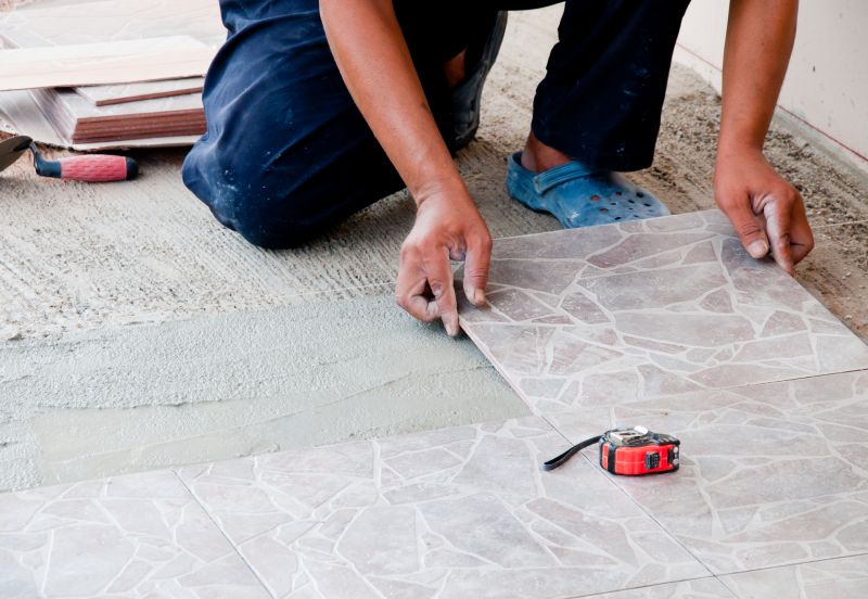 Grout Installation detail