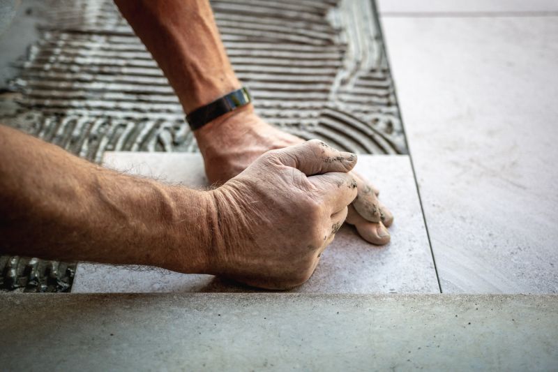 Hearth Tile Installation detail