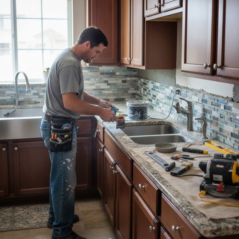 Kitchen Backsplash Service detail