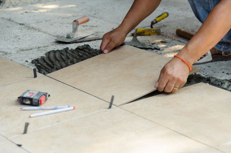 Porcelain Tile Installation detail