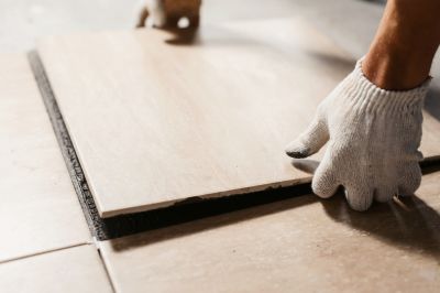 Porcelain Tile Installation detail
