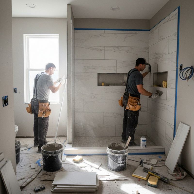 Shower Tiling Service detail