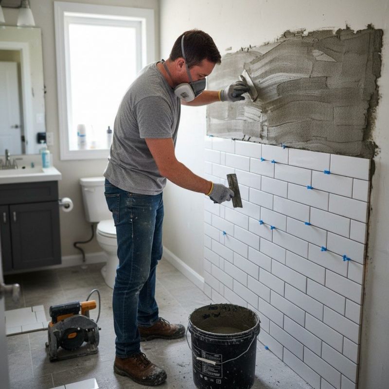 Subway Tile Installation detail