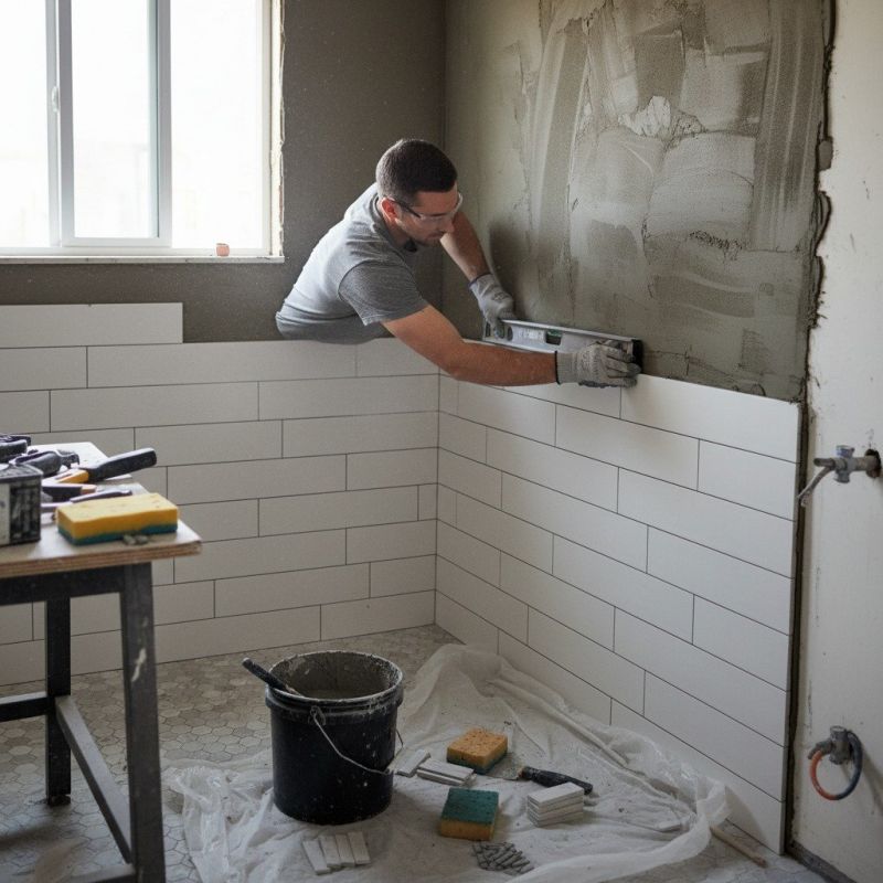 Subway Tile Installation detail