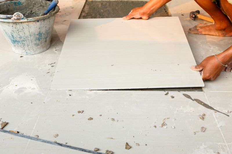 Tile Floor Installation detail