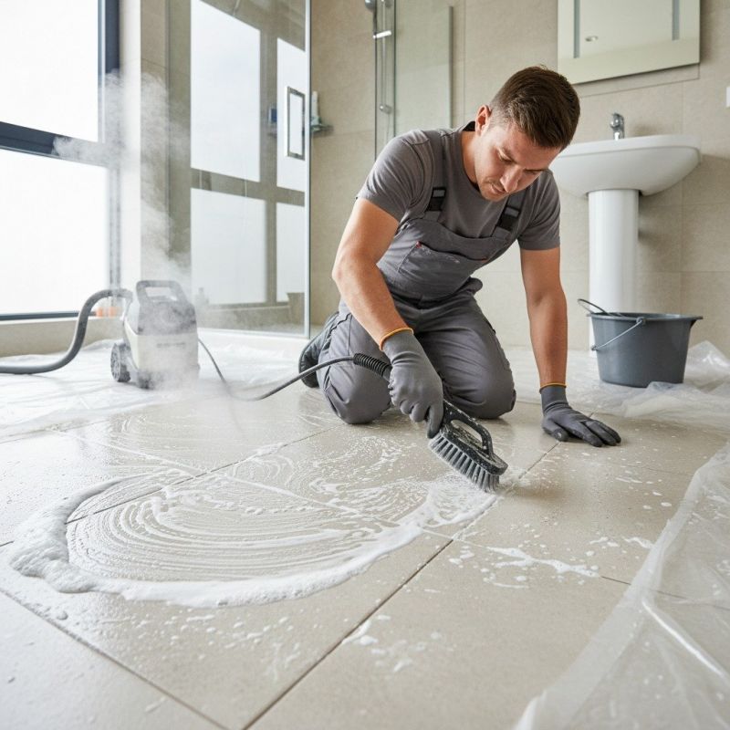 Tile Grout Cleaning detail